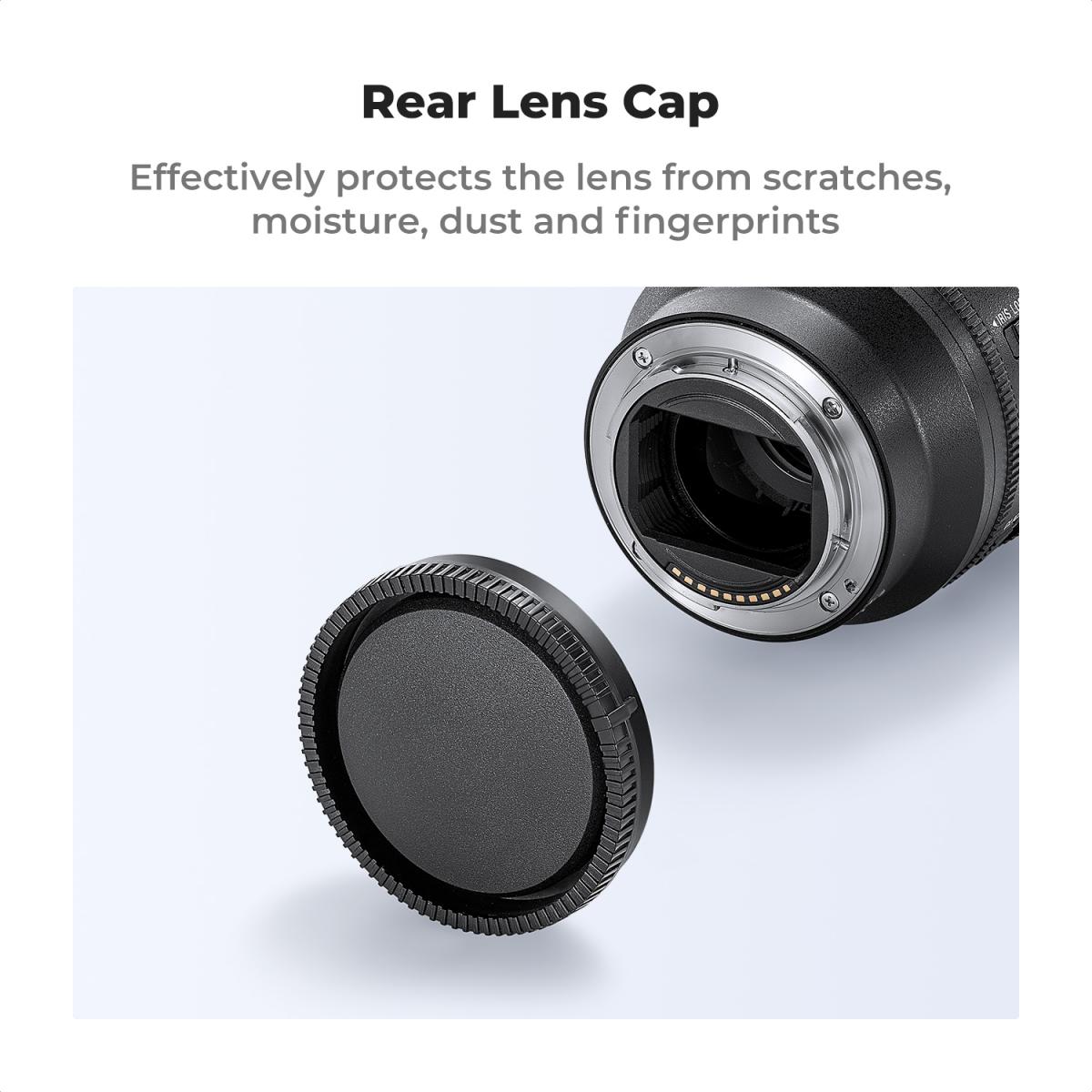 Osłona korpusu Sony E-mount*2 + tylna osłona obiektywu*2 + osłona stopki gorącej*2 + ściereczka czyszcząca*1 Kompatybilna z Sony A6700, A6600, A6500, A6400, A6300, A6100, A6000, A5100, A5000, A7C, A7CR, A7C II, A7, A7S, A7R, A7 M2, A7R M2, A7R M3, A7R M4,