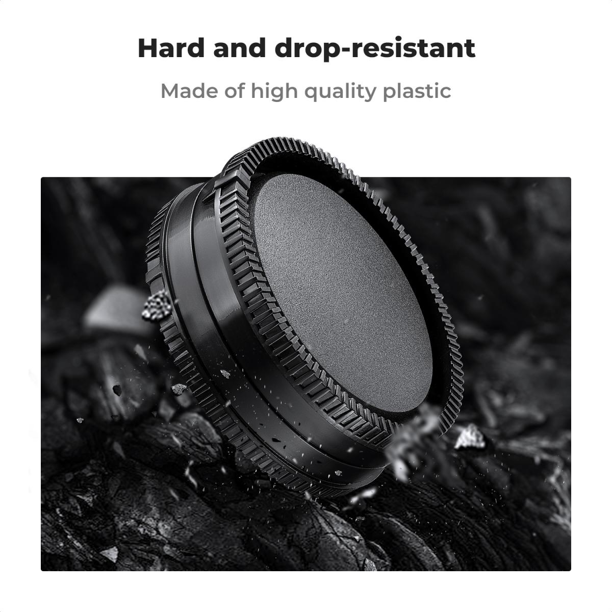 Osłona korpusu Sony E-mount*2 + tylna osłona obiektywu*2 + osłona stopki gorącej*2 + ściereczka czyszcząca*1 Kompatybilna z Sony A6700, A6600, A6500, A6400, A6300, A6100, A6000, A5100, A5000, A7C, A7CR, A7C II, A7, A7S, A7R, A7 M2, A7R M2, A7R M3, A7R M4,