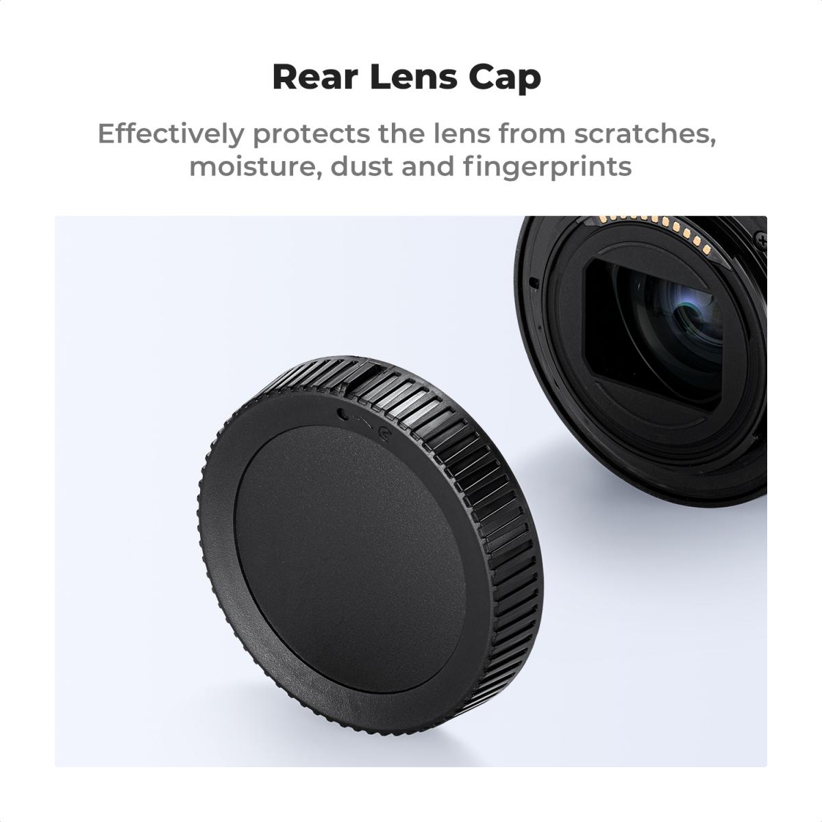 Osłona korpusu Nikon Z-mount*2 + tylna osłona obiektywu*2 + osłona stopki gorącej*2 + ściereczka czyszcząca*1 Kompatybilna z Nikon Z6, Z7, Z8, Z9, Z30, Z50, Z5, Z7 II, Z6 II, ZF C