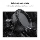 Bouchon de boîtier pour monture F Nikon * 2 + Bouchon arrière d'objectif * 2 + Bouchon de griffe porte-accessoire * 2 + Chiffon de nettoyage * 1 Compatible avec Nikon D5, D6, D500, D610, D750, D780, D810, D850, D3400, D3500, D5000, D5200, D5300, D5500, D5