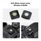 Œilleton de viseur d'appareil photo Nikon DK-21 * 2 + niveau de griffe porte-accessoire * 2 + chiffon de nettoyage pour aspirateur * 1 pour Nikon D7000, D750, D610, D600, D300, D200, D100, D90, D80, D70, D70s