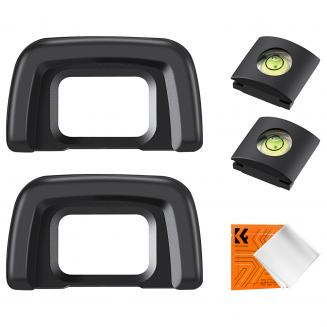 Nikon DK-24 Camera Viewfinder Eyecup*2+Hot Shoe Level*2+Vacuum Cleaning Cloth*1 for Nikon D5000, D5100, D3000, D3100