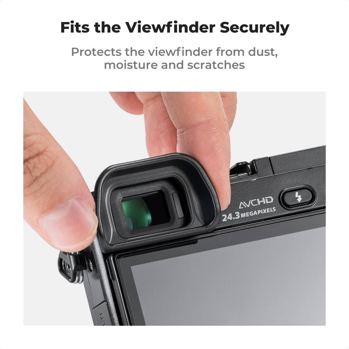 Sony FDA-EP10 -kameran etsimen silmäsuppilo * 2 + salamakengän tasaus * 2 + pölynimuri * 1 Sony A6000-, A6100-, A6300-, NEX-7- ja NEX-6-kameroille