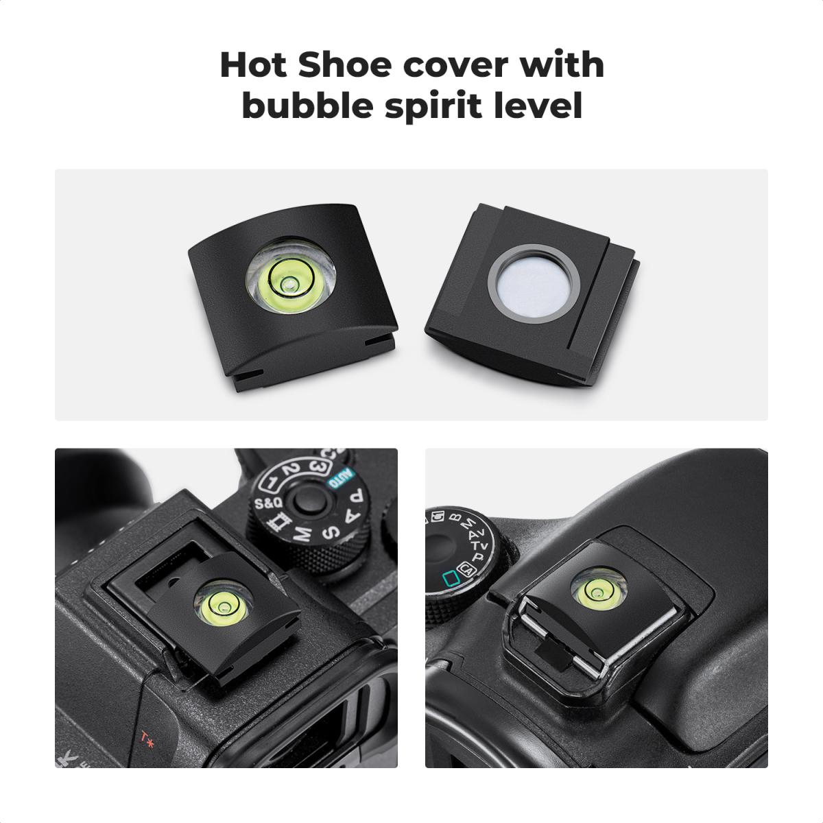 Sony FDA-EP17 Oculare mirino fotocamera*2+Livello slitta a caldo*2+Panno per pulizia aspirapolvere*1 per Sony A6600, A6500, A6400