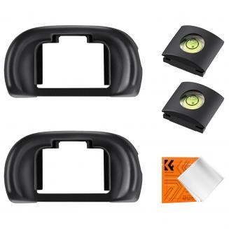Œilleton de viseur d'appareil photo Sony FDA-EP18 * 2 + niveau de griffe porte-accessoire * 2 + chiffon de nettoyage pour aspirateur * 1 pour Sony A7, A7S, A7R, A7M2, A7SM2, A7RM2, A7M3, A7RM3, A7RM4, A9, A9II, A99M2