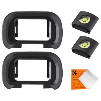 Sony FDA-EP19 Camera Viewfinder Eyecup*2+Hot Shoe Level*2+Vacuum Cleaning Cloth*1 for Sony A7R V, A7 IV, A7SM3, A9III, A1