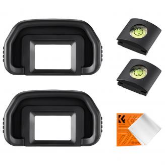 Canon EB Camera Viewfinder Eyecup*2+Hot Shoe Level*2+Vacuum Cleaning Cloth*1 for Canon EOS 5DM2, 5D, 6DM2, 6D, 90D, 80D, 70D, 60D, 60Da, 50D, 40D