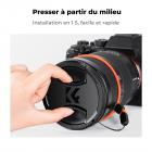 Kit de filtres d'objectif polarisants circulaires 67 mm CPL + MCUV + ND1000 + bouchon d'objectif Protection MCUV Kit de filtres d'objectif à densité neutre avec revêtements 24 couches Série Nano-Dazzle