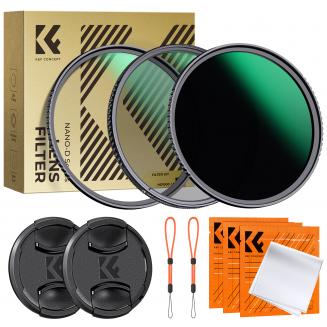 72mm CPL+MCUV+ND1000+osłona obiektywu Filtr polaryzacyjny kołowy Zestaw filtrów soczewek neutralnej gęstości MCUV Protection z powłokami 24-warstwowymi Seria Nano-Dazzle