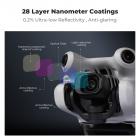 UV ND CPL Filtre Seti DJI Mini 4 Pro, ND16 ND64 ND256 CPL UV Polarize Nötr Yoğunluk UV Filtreleri İHA Lens Aksesuarları, Çok Kaplamalı HD Optik Cam/Gimbal Güvenli ile Uyumlu