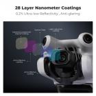 UV CPL ND Filtre Seti DJI Mini 4 Pro ile Uyumlu, 8 Paket UV CPL ND8 ND16 ND32 ND64 ND128 ND256 Polarize Nötr Yoğunluklu Drone Lens Filtreleri, Çok Kaplamalı HD Optik Cam/Gimbal Güvenli