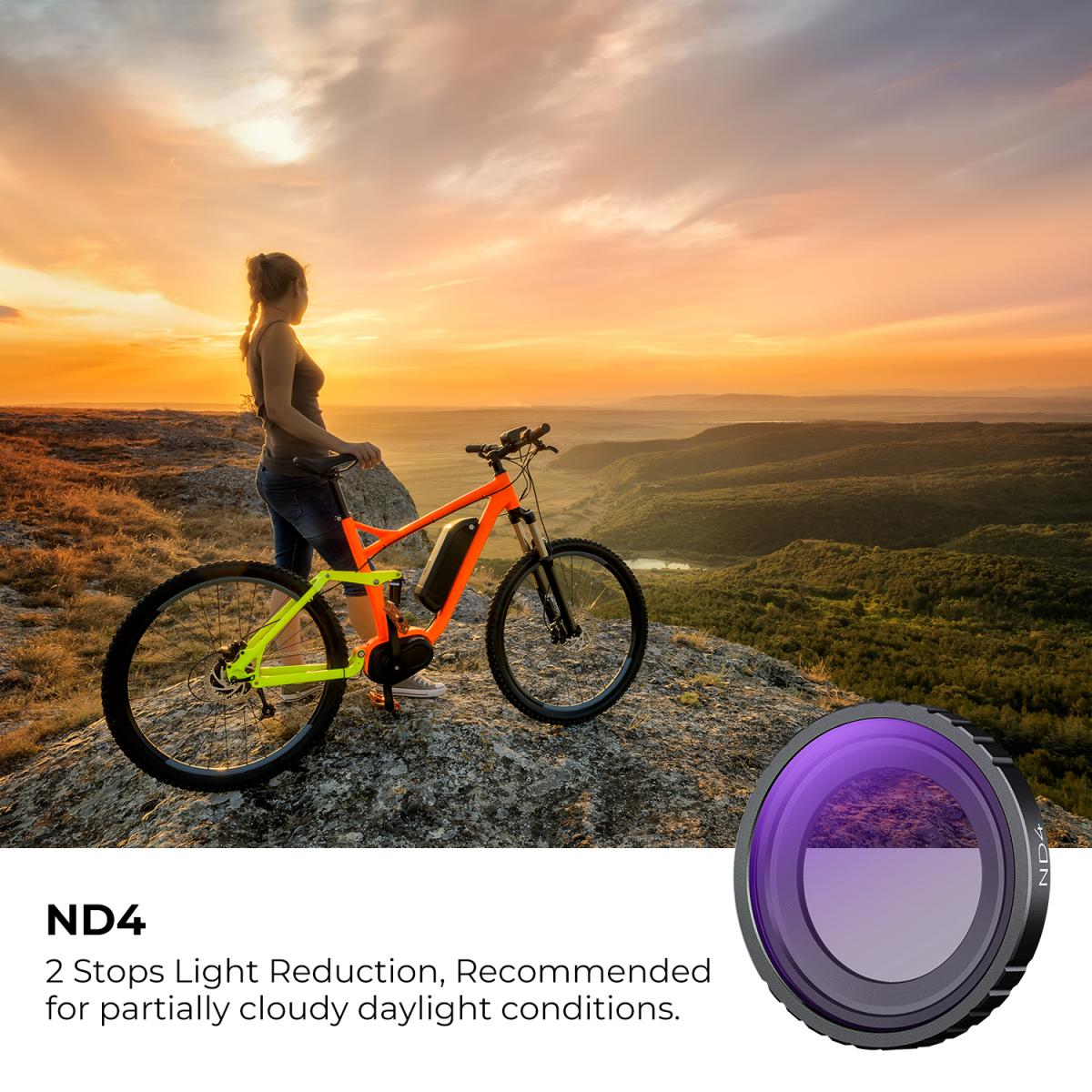 UV+CPL+ND4 Filters Kit 28 Multi-Layer Coated Compatible with Insta360 GO 3S Action Camera