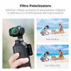 K&F Concept 4 Pezzi Set di Filtri Magnetico per DJI OSMO Pocket 3, con Filtro CPL, Black Mist 1/4, ND2-32, Obiettivo Grandangolare, Accessori