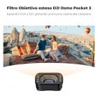 K&F Concept 4 Pezzi Set di Filtri Magnetico per DJI OSMO Pocket 3, con Filtro CPL, Black Mist 1/4, ND2-32, Obiettivo Grandangolare, Accessori