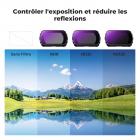 Kit de Filtres Magnétiques pour DJI Osmo Pocket 3 Anamorphique 1,2X + Macro 10X + Grand Angle + ND8 + ND32 + ND128, Verre Optique AGC HD, Cadre en Alliage Magnétique, Revêtement 28 Couches