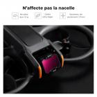 Ensemble de filtres ND/PL compatibles avec DJI Avata 2, lot de 4 ND8/PL, ND16/PL, ND32/PL, ND64/PL, polarisants, densité neutre, accessoires pour objectif de drone, verre optique multicouche/HD, compatible avec cardan