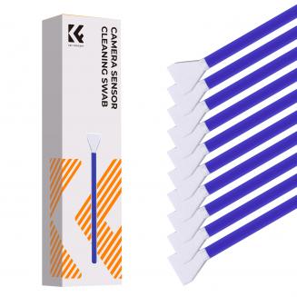 K&F Concept 12 mm Micro Four-Thirds 4/3 (MFT)  Sensor-Reinigungsstäbchen, 10 Stück Mikrofaser Swabs 12mm für alle Modelle von M4/3 Kamerasensoren