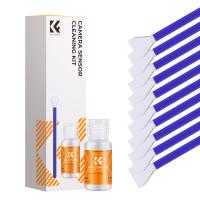 Tampone per la pulizia del sensore K&F Concept Micro Four-Thirds 4/3 da 12 mm*10 + detergente per sensori da 20 ml, kit di pulizia per fotocamere M43 per tutti i modelli di sensori per fotocamere M4/3, comprese le fotocamere M4/3 di Olympus e Panasoni Tampone per la pulizia del sensore K&F Concept Micro Four-Thirds 4/3 da 12 mm*10 + detergente per sensori da 20 ml, kit di pulizia per fotocamere M43 per tutti i modelli di sensori per fotocamere M4/3, comprese le fotocamere M4/3 di Olympus e Panasoni