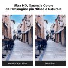 Set di filtri per lenti Ricoh McUv, rivestimento HD per lenti impermeabile e antigraffio, con portachiavi *1, adesivo 3M *2, lenza da pesca *1, panno per aspirapolvere *3 per modelli Ricoh GR, serie Nano-X