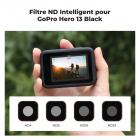Kit de Filtres ND4+ND8+ND16+ND32 Filtres ND pour Caméra d'Action Gopro Hero 9/10/11/12/13 avec 28 Couches de Nano-revêtement
