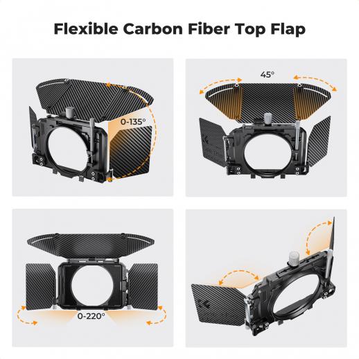 K&F Concept 49 Mm Matte Box Circular Adapter Ring Only Compatible With