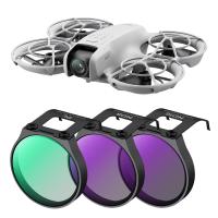 K&F Concept DJI NEO ND & CPL Filter Set, 3 Stück Filter CPL+ ND8+ ND16 Kompatibel mit DJI NEO, Polarisator Neutraldichte Drohne Objektivfilter mit Multi-Beschichtung HD Optical Glas Aluminium