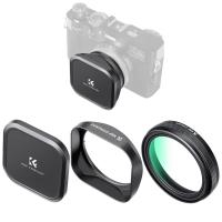 Filtro di Protezione UV con Tappo e Cappuccio per Fujifilm X100 Serie, Filtro MCUV con 28 Strati di Rivestimento Nano per Fujifilm X100 X100S X100F X100T X100V X100VI(Nera) Serie Nano-Xcel Filtro di Protezione UV con Tappo e Cappuccio per Fujifilm X100 Serie, Filtro MCUV con 28 Strati di Rivestimento Nano per Fujifilm X100 X100S X100F X100T X100V X100VI(Nera) Serie Nano-Xcel