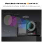 Ensemble de filtres pour caméra d'action CPL+ND8+ND16+ND32, filtre polarisant circulaire polarisant à densité neutre avec revêtement 28 couches compatible avec DJI Osmo Action 4, Osmo Action 5 Pro