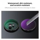 K&F Concept Push-in Fit PL ND-filter kompatibelt med DJI Osmo Action 5 Pro, 6-pakning PL ND8 ND16 ND32 ND64 ND256 polarisasjonsfilter med nøytral tetthet for Osmo Action 4/Osmo Action 3, flerlagsbelagt