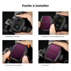 K&F Concept Lot de 3 filtres ND PL pour DJI Air 3S, CPL + ND8 + ND16 Filtres polarisants à densité neutre multifonctions Accessoires d'objectif de drone, Verre optique HD/Multicouche/Sécuritaire pour cardan