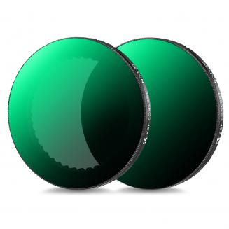 K&F Concept Push in Fit Variable ND Filter Set Kompatibel mit DJI Osmo Action 5 Pro, ND2-32 & ND32-512 Neutraldichte Zubehör Light Reduction Filter für Osmo Action 4/3, Multi Coated HD Optical Glass