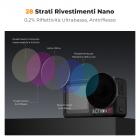 KF Concept Kit di Filtri variabili ND2-32 e ND32-512 compatibile con DJI Osmo Action 5 Pro/Osmo Action 4/Osmo Action 3, installazione a scatto, senza necessità di rimuovere il filtro originale