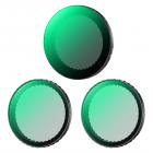 Kit de filtres ND2-32, PL et Black Mist 1/4 compatibles avec DJI Osmo Action 5 Pro/Osmo Action 4/Osmo Action 3, installation par encliquetage, pas besoin de retirer le filtre d'origine