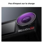 DJI Osmo Action 4 et Action5 PRO Kit de filtres ND ND8 + ND16 + ND32 + ND64, lot de 4 filtres en verre optique avec revêtement multicouche