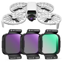 Magnetic ND PL Filters Set for DJI Flip, 3 Pack(CPL+ND8+ND16) Neutral Density Polarizer Filter Drone Camera Lens Accessories, Multi-Coated Top Optical Glass Light Reduction Polarizer Filter