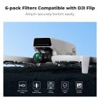 Zestaw filtrów UV ND PL do DJI Flip, 6 szt. (UV+PL+ND8+ND16+ND32+ND64) Filtry neutralne, polaryzacyjne i ochronne UV, wielowarstwowy filtr HD ze szkła optycznego