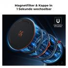 K&F Concept Magnetic CPL Filter Set 72mm Magnetisches Schnellwechsel System Quick Swap System Polfilter, ND2-ND32, Black Mist 1/4 mit Magnetischer Adapterring und Objektivdeckel, Filtertasche