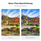 K&F Concept Magnetic CPL Filter Set 72mm Magnetisches Schnellwechsel System Quick Swap System Polfilter, ND2-ND32, Black Mist 1/4 mit Magnetischer Adapterring und Objektivdeckel, Filtertasche