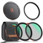 67mm Kit di Filtri Magnetici CPL + ND2-32 + Filtro Black Mist 1/4  + Adattatore + Copriobiettivo Magnetico con 28 Strati di Rivestimento Nano - Serie Nano-Xcel