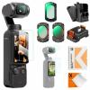 DJI Osmo Pocket 3 Aksesuarları 11 Parçalı Kit (CPL + Black Mist 1/4 + ND2-32 + Şarj Adaptörü Tabanı + Manyetik Montaj + 6 Adet Kamera Ekran Koruyucu)