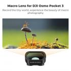DJI Osmo Pocket 3 1.2X Anamorfik Lens + 10X Makro Lens + Geniş Açı Lens + ND8 + ND32 + ND128 + CPL + Black Mist 1/4, 8 Paket Filtre Seti Manyetik Bağlantı / Çok Kaplamalı / Optik Cam + 6 Adet Kamera Ekran Koruyucu