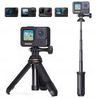 DJI Osmo Action 4 / Action 5 PRO Filtre ve Braket 6 Parça Kiti (ND8&PL + ND16&PL + ND32&PL + ND64&PL + Mini Selfie Çubuğu Masaüstü Standı + Manyetik Hızlı Çıkarma Adaptör Montajı)