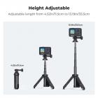 DJI Osmo Action 4 / Action 5 PRO Filtre ve Braket 6 Parça Kiti (ND8&PL + ND16&PL + ND32&PL + ND64&PL + Mini Selfie Çubuğu Masaüstü Standı + Manyetik Hızlı Çıkarma Adaptör Montajı)