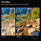 62mm Kit Filtri, Filtro UV + CPL + ND2-400, Filtro di Protezione MCUV + Polarizzatore + Densità Neutra ND2-400 con Custodia per Filtro - Serie Nano-Klear