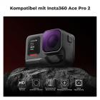 K&F Concept Upgrade-Schraubfilter-Set ND/PL, kompatibel mit Insta360 Ace Pro 2, ND8/PL + ND16/PL + ND32/PL + ND64/PL, Neutraldichte-Polarisationsfilter für Action-Kameras, HD-Optikglas, mehrfachvergütet
