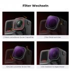 K&F Concept Upgrade-Schraubfilter-Set ND/PL, kompatibel mit Insta360 Ace Pro 2, ND8/PL + ND16/PL + ND32/PL + ND64/PL, Neutraldichte-Polarisationsfilter für Action-Kameras, HD-Optikglas, mehrfachvergütet