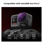 K&F Concept Upgrade Screw on ND/PL Filter Set Compatible with Insta360 Ace Pro 2, ND8/PL+ND16/PL+ND32/PL+ND64/PL, Neutral Density Polarizing Action Camera Accessories, HD Optical Glass Multi-Coated