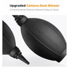 64"/1,6 m kamerastativ Lett Vlog-reisestativ Kompakt Fleksibelt og bærbart 8 kg last med bærbart stativ, for DSLR-kameraer O234A1+BH-36 + 4-i-1 DSLR-kamerarensesett (linseblåser + rengjøringspenn + makrofiberklut)