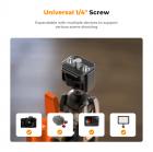 Stativsett 60" karbonfiberkamerastativ, superlett kompakt reisestativ med 360° kulehode A225C0+BH-25L og multifunksjonelt superklemmesett