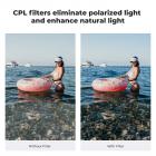 Juego de filtros K&F CONCEPT ND CPL compatibles con la cámara DJI Osmo Nano Vlogging, paquete de 6 ND8, ND16, ND32, ND64, ND256 CPL, polarizadores de densidad neutra para cámara de acción, vidrio óptico HD multicapa.